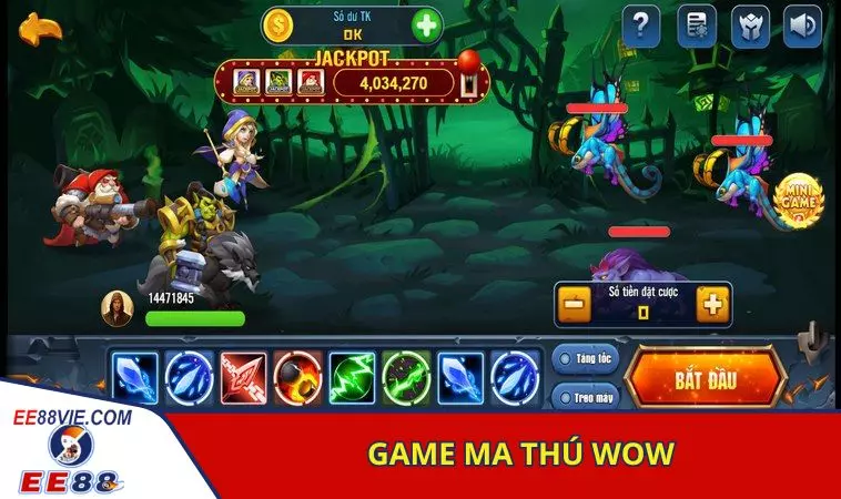 Ma Thú Wow đồ họa 3D siêu đẹp, thưởng không giới hạn 2 Giới thiệu nổ hũ Ma Thú Wow