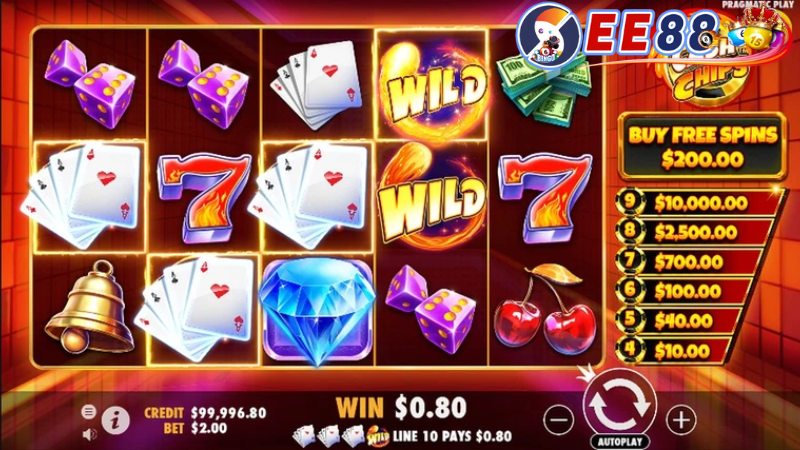 Chiến lược sử dụng cash chips Ee88 hiệu quả